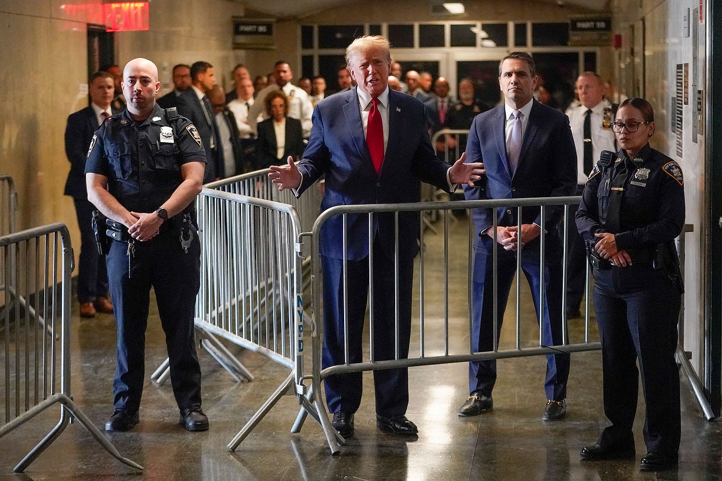 Judge going over potential juror questions in Trump criminal hush money ...