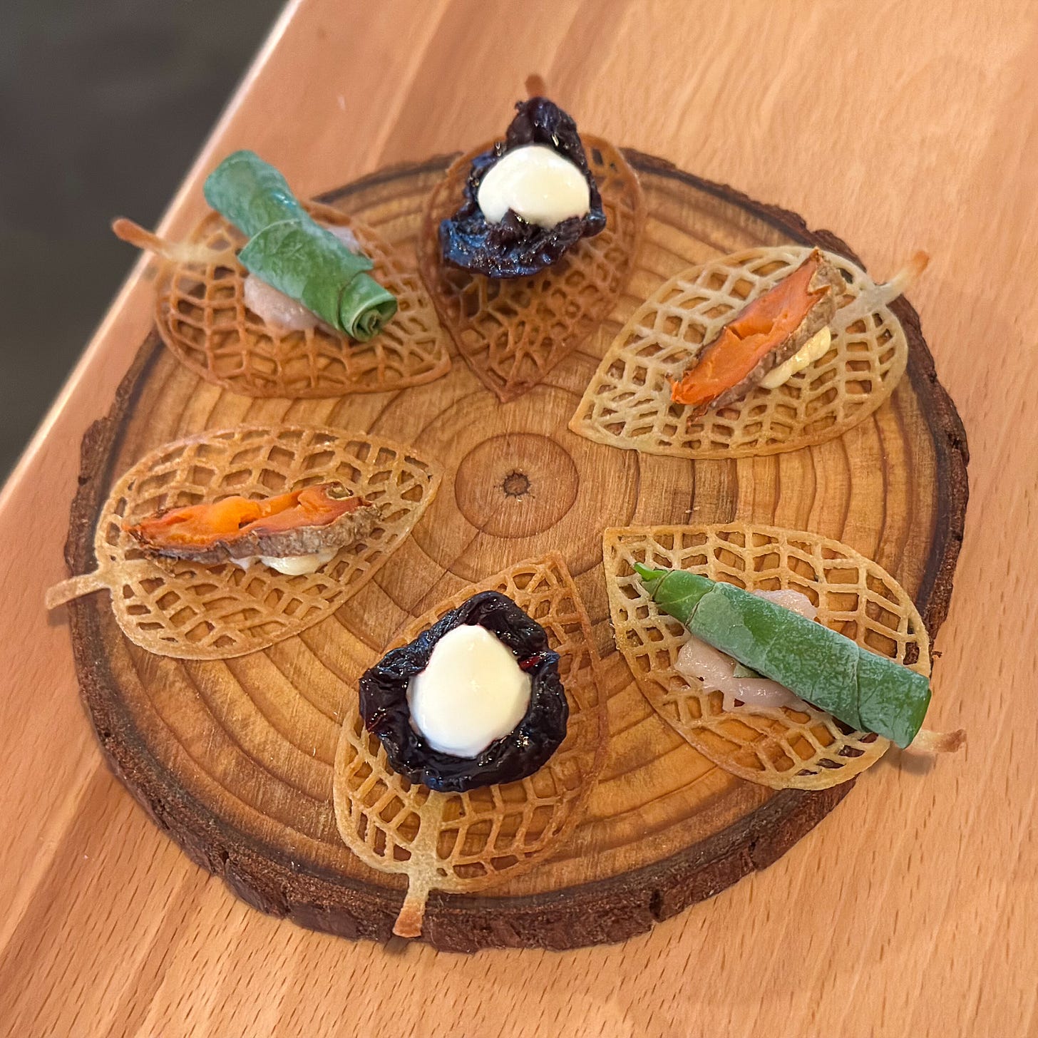 Amuse bouches at La Table de Colette restaurant in the Latin Quarter of Paris - photo by Meg Zimbeck for Paris by Mouth