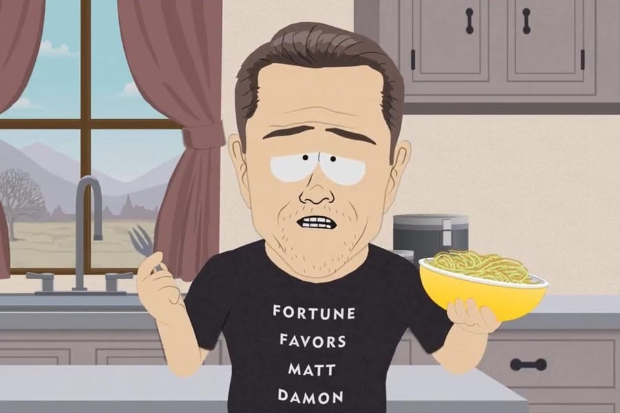 South Park' Mocks Matt Damon's Cringy Crypto Ad