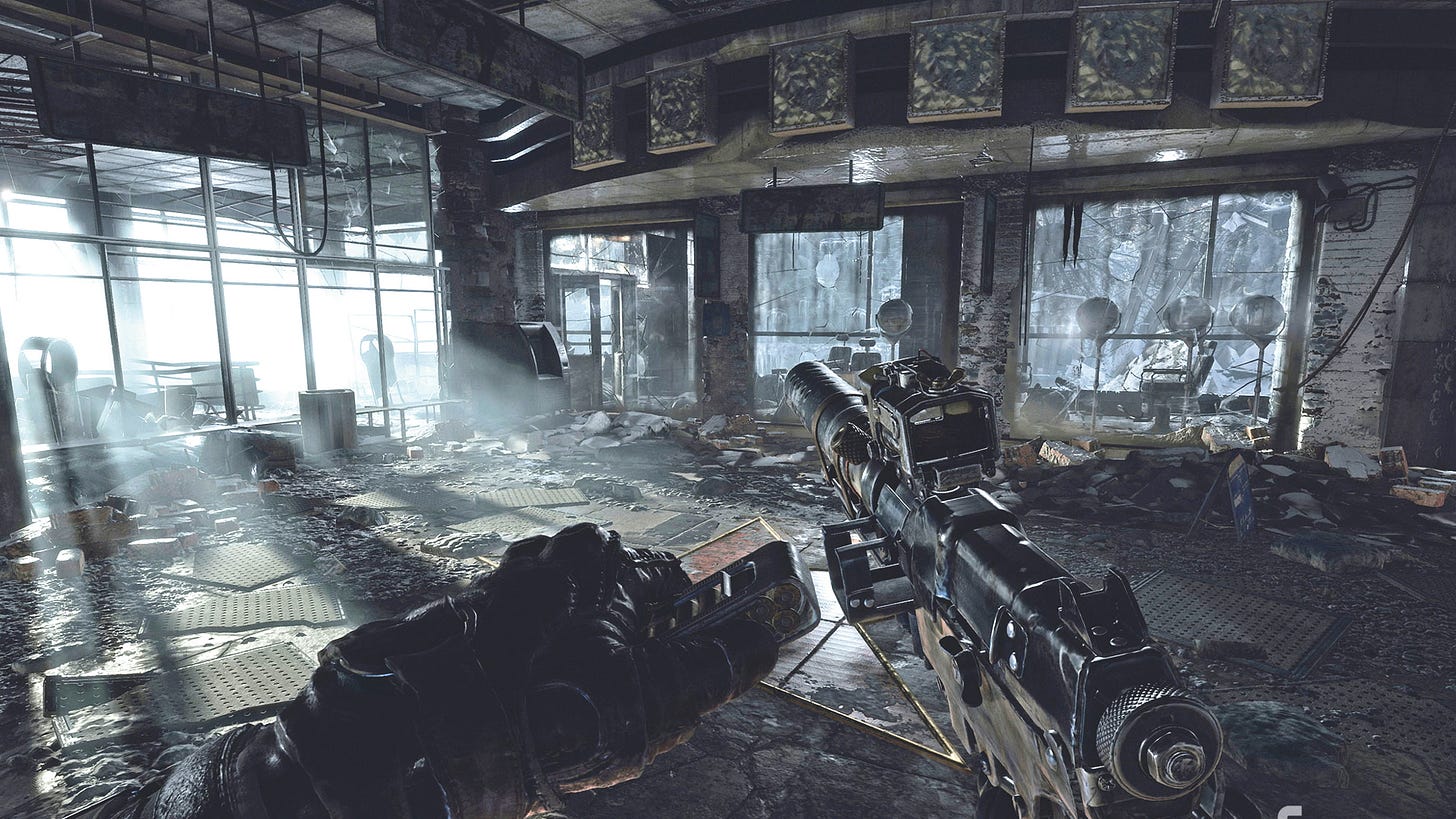 Claustrophobic environment in Metro Exodus Claustrophobic environment in Metro Exodus