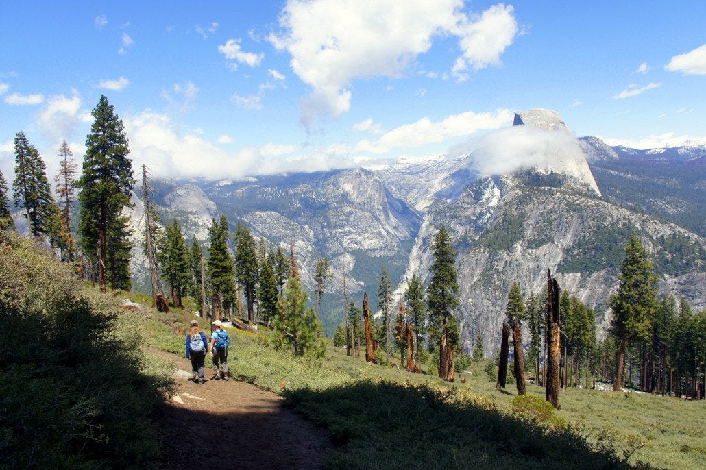 Panorama Trail in Yosemite Panorama Trail in Yosemite