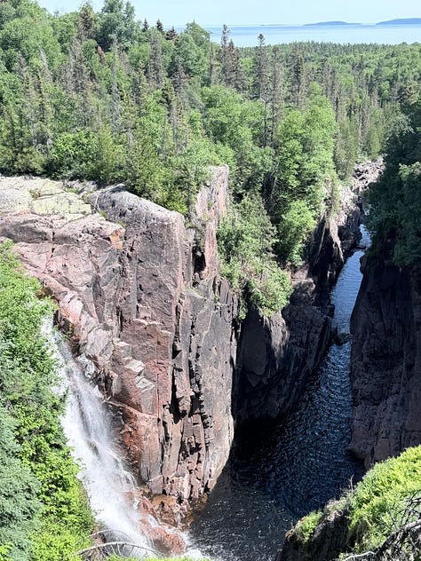 Middle Silver Falls, Magpie Falls, and the Aguasabon Falls and Gorge