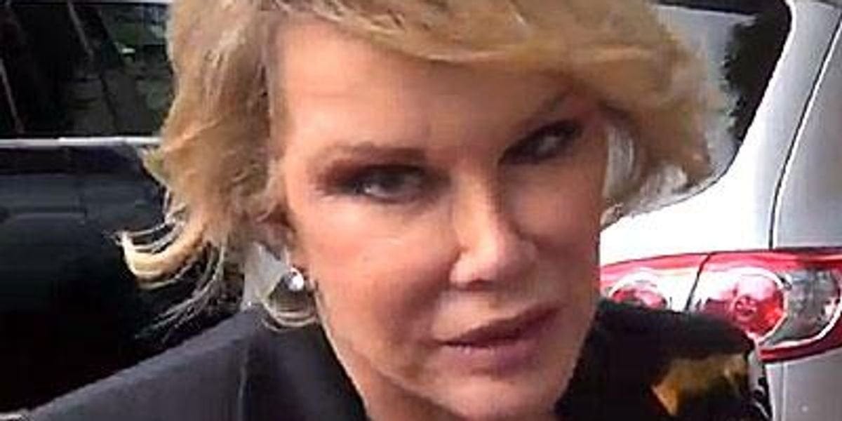Joan Rivers, in an interview, refers to Michelle Obama as the T-word. : r/ainbow Joan Rivers, in an interview, refers to Michelle Obama as the T-word. : r/ainbow