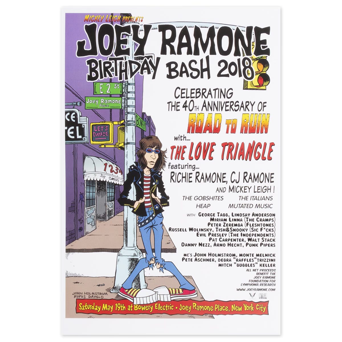 Creating the Joey Ramone Birthday Bash Poster: Part Two