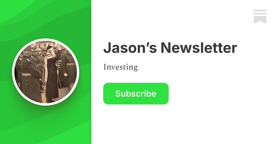 Jason’s Newsletter | Substack
