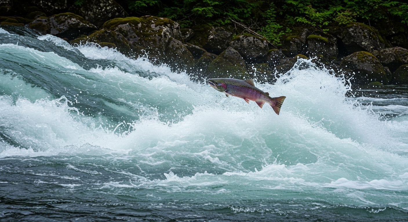 Spring salmon populations in Scotland have declined steeply due to rising temperatures and changes in river flow. Spring salmon populations in Scotland have declined steeply due to rising temperatures and changes in river flow.