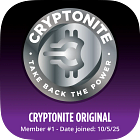 Mark your place in innovation history as a Cryptonite Original — Last opportunity for $0.01 CPRO token pre-sale!