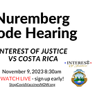 Watch Nuremberg Hearing Live Nov 9 2023! Sign Up For Court Link Early