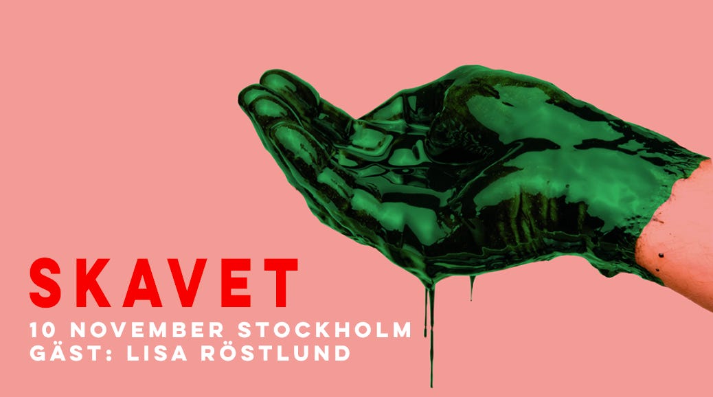 Skavet irl 10 november med gäst Lisa Röstlund