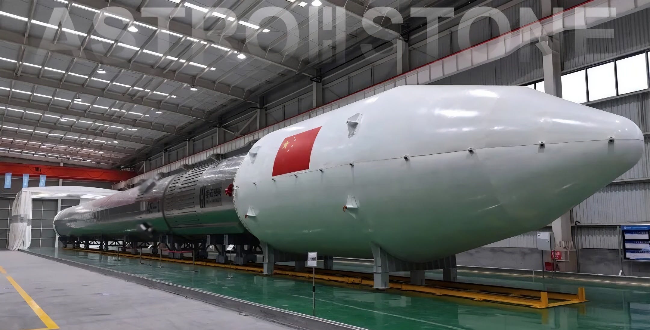 What is believed to be a pathfinder or systems verification AS-1 vehicle at Astronstone’s production and testing center. What is believed to be a pathfinder or systems verification AS-1 vehicle at Astronstone’s production and testing center.