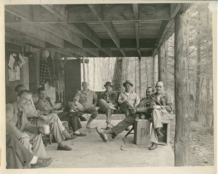 Baldwin River trout opener, late 1960s. Paul (Jack) Steketee waiting for the evening drakes. Baldwin River, MI.