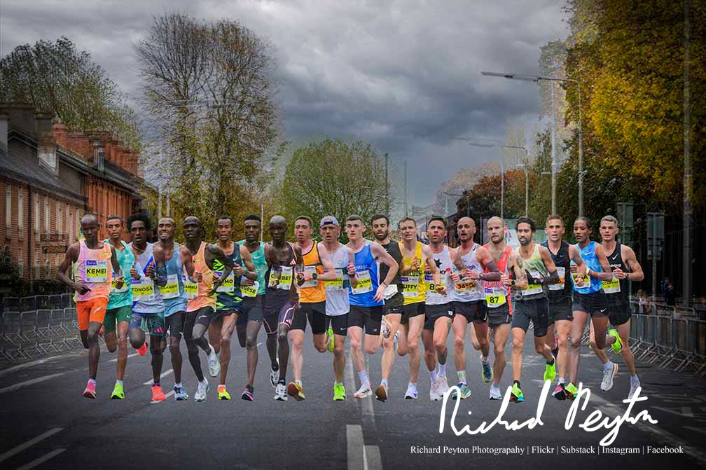 Top 20 at the Dublin Marathon 2024. L-R: Moses Kemei, Abebaw Desalew, Hiko Tonosa, Abraraw Misgawnaw, Hillary Kipsambu, Josphat Gisemo, Ashenafi Negese, Abel Chebet, Ryan Creech, William Maunsell, David McGlynn, Chris Jeuken, Conor Duffy, Michael Fox, Gareth King, Kyle Doherty, Jonas Hampton, Conor Tiernan, Asmirach Nega, David McCarthy. Top 20 at the Dublin Marathon 2024. L-R: Moses Kemei, Abebaw Desalew, Hiko Tonosa, Abraraw Misgawnaw, Hillary Kipsambu, Josphat Gisemo, Ashenafi Negese, Abel Chebet, Ryan Creech, William Maunsell, David McGlynn, Chris Jeuken, Conor Duffy, Michael Fox, Gareth King, Kyle Doherty, Jonas Hampton, Conor Tiernan, Asmirach Nega, David McCarthy.
