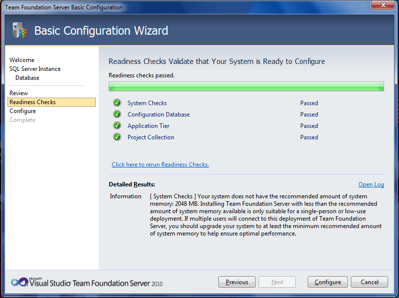 Cài đặt Team Foundation Server 2010 trên Windows 7