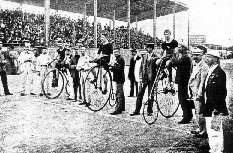 Figure 1: Zig-Zag Cycling Club in 1893.