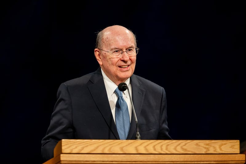 Elder Quentin L. Cook speaks at a devotional at the Provo Missionary Training Center. Elder Quentin L. Cook speaks at a devotional at the Provo Missionary Training Center.