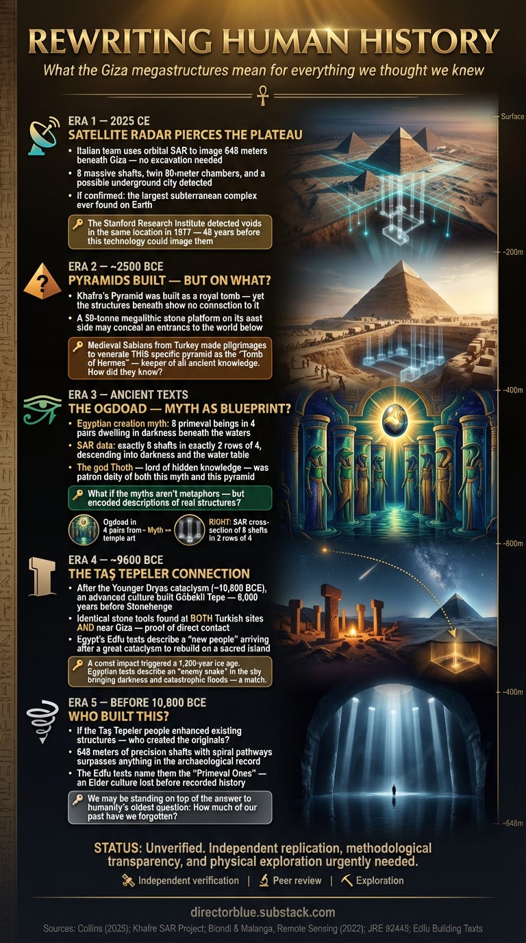 PROMPTCreate a premium cinematic TikTok-format vertical infographic (916 aspect ratio 1080x1920px) with a dramatic dark-to-golden aesthetic evoking the collision between ancient mystery and modern revelation Background is a rich gradient fro_image_1 PROMPTCreate a premium cinematic TikTok-format vertical infographic (916 aspect ratio 1080x1920px) with a dramatic dark-to-golden aesthetic evoking the collision between ancient mystery and modern revelation Background is a rich gradient fro_image_1