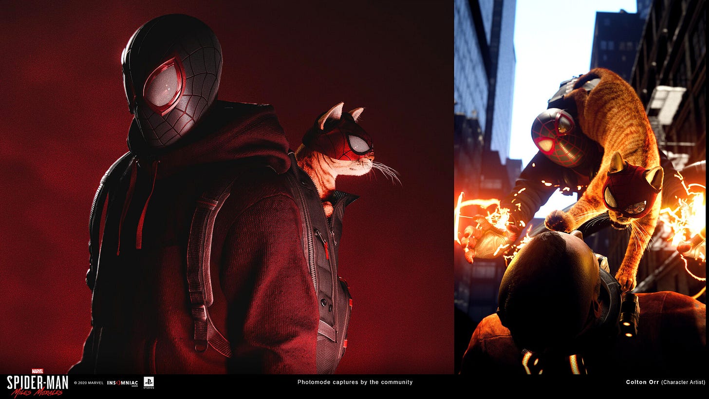 Spider-Man Miles Morales: Bodega Cat Suit