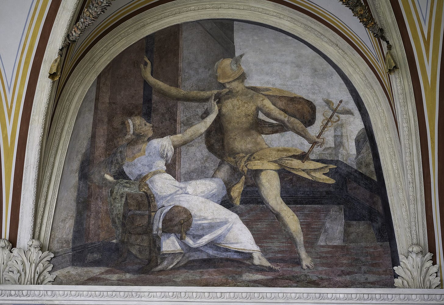 Painting with Hermes.