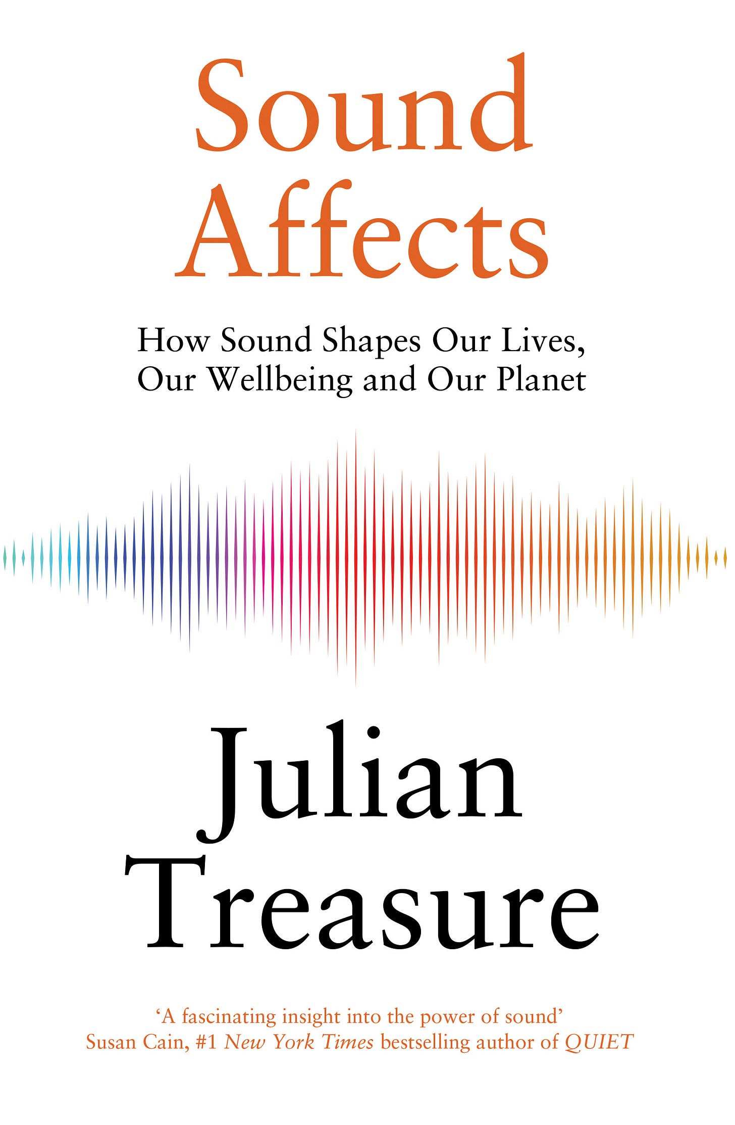 Book cover showing title Sound Affects and author