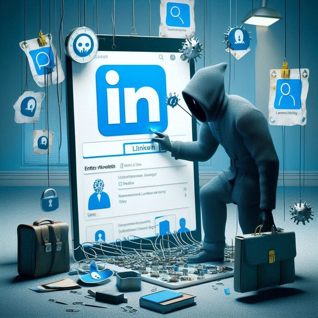 LinkedIn being used as a channel to spread malware to unsuspecting users
