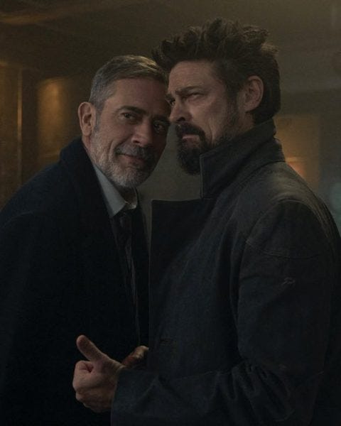 Karl Urban with Jeffrey Dean Morgan fight club for the boys Karl Urban with Jeffrey Dean Morgan fight club for the boys