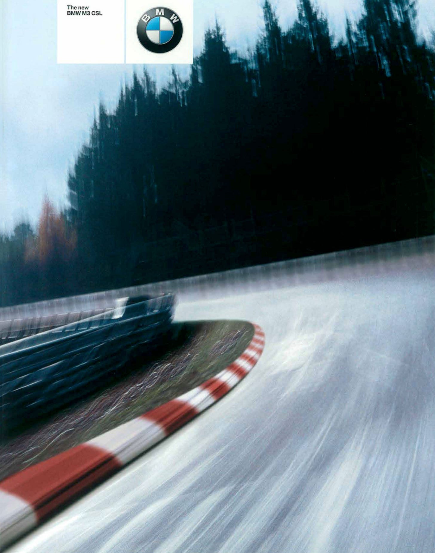 BMW E46 M3 CSL brochure cover