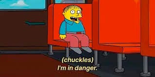 Ralph Wiggum from The Simpsons saying "I'm in danger" — how it feels when you skip testing your own app Ralph Wiggum from The Simpsons saying "I'm in danger" — how it feels when you skip testing your own app