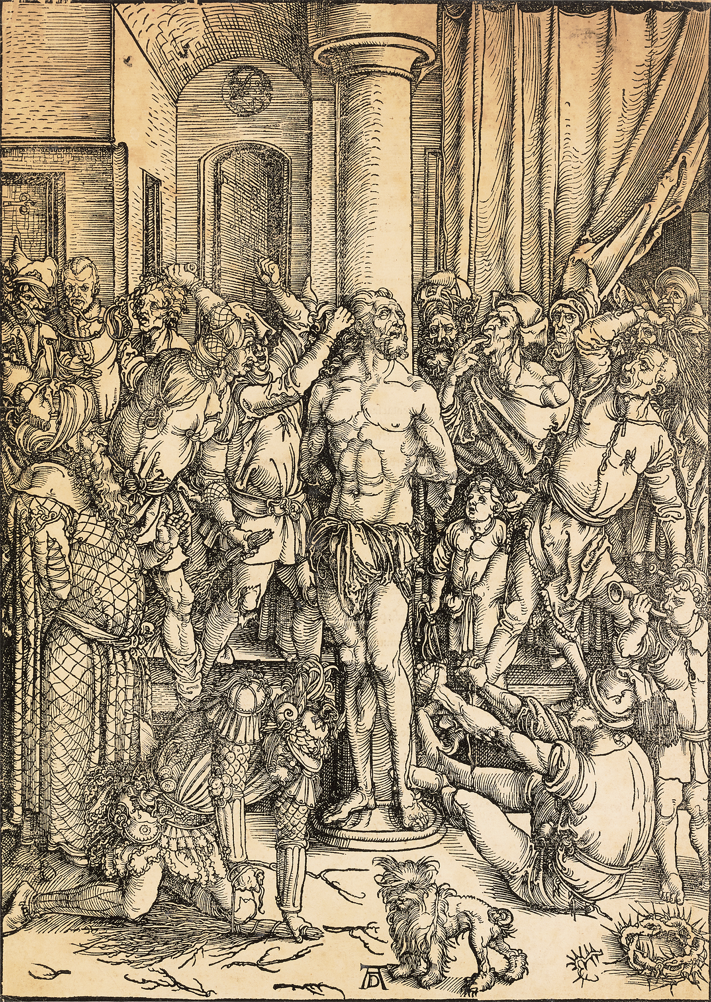 The Scourging of Christ by Albrecht Dürer | M.S. Rau