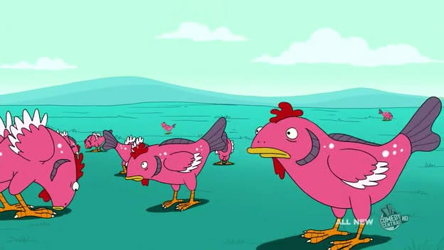 Kaua'i's feral chickens, obvs. Kaua'i's feral chickens, obvs.