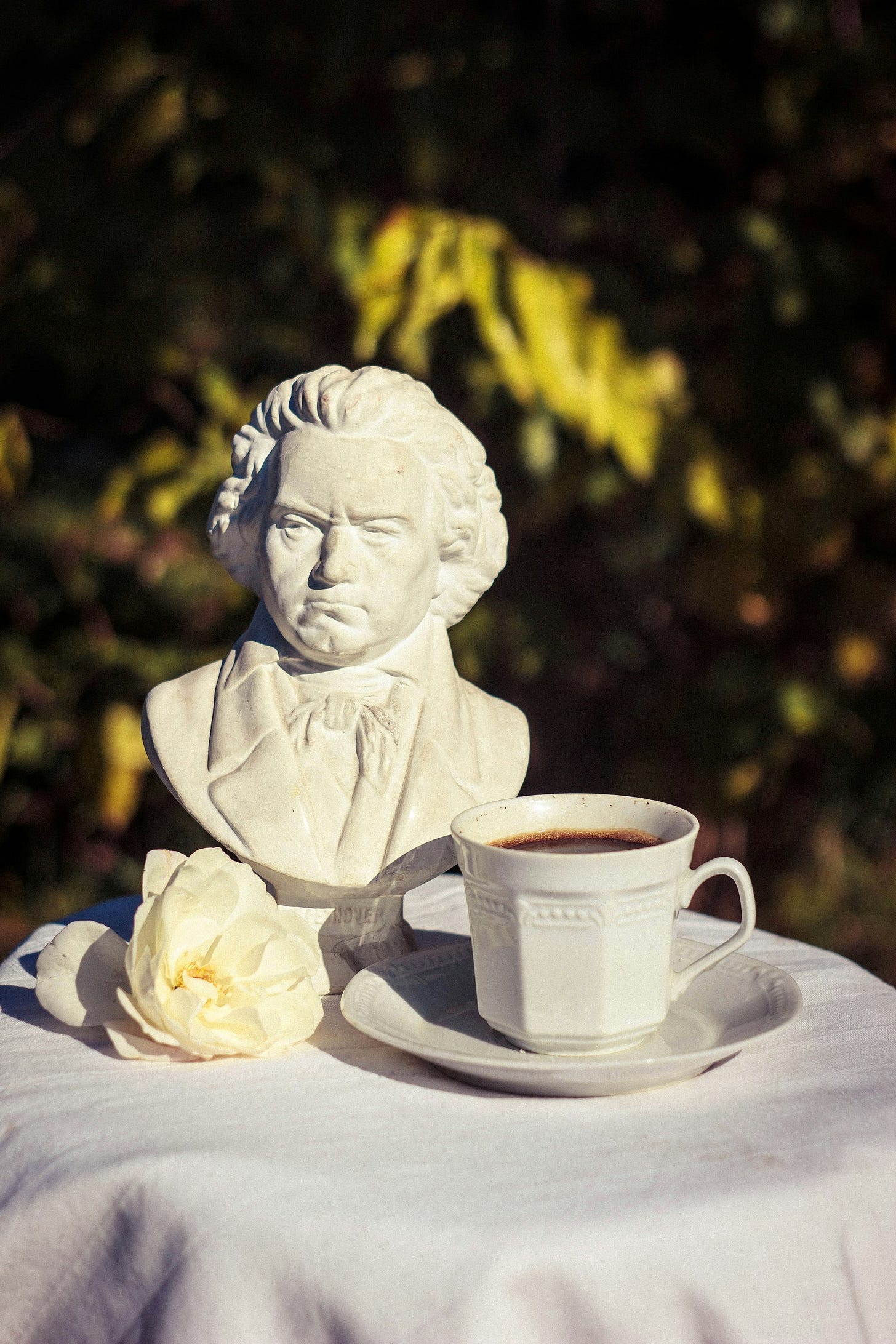 Morning Coffee and the bust of Ludwig van Beethoven (1770 – 1827), who was a German composer and pianist; his music is amongst the most performed of the classical music repertoire.
P. S. If you like my work and want to support me, there is an option to buy a coffee (paypal link in profile). Thank you! Morning Coffee and the bust of Ludwig van Beethoven (1770 – 1827), who was a German composer and pianist; his music is amongst the most performed of the classical music repertoire.
P. S. If you like my work and want to support me, there is an option to buy a coffee (paypal link in profile). Thank you!