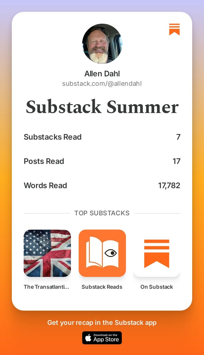 Substack Summer Substack Summer