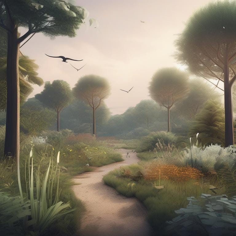  Path Through the Enchanted Forest 