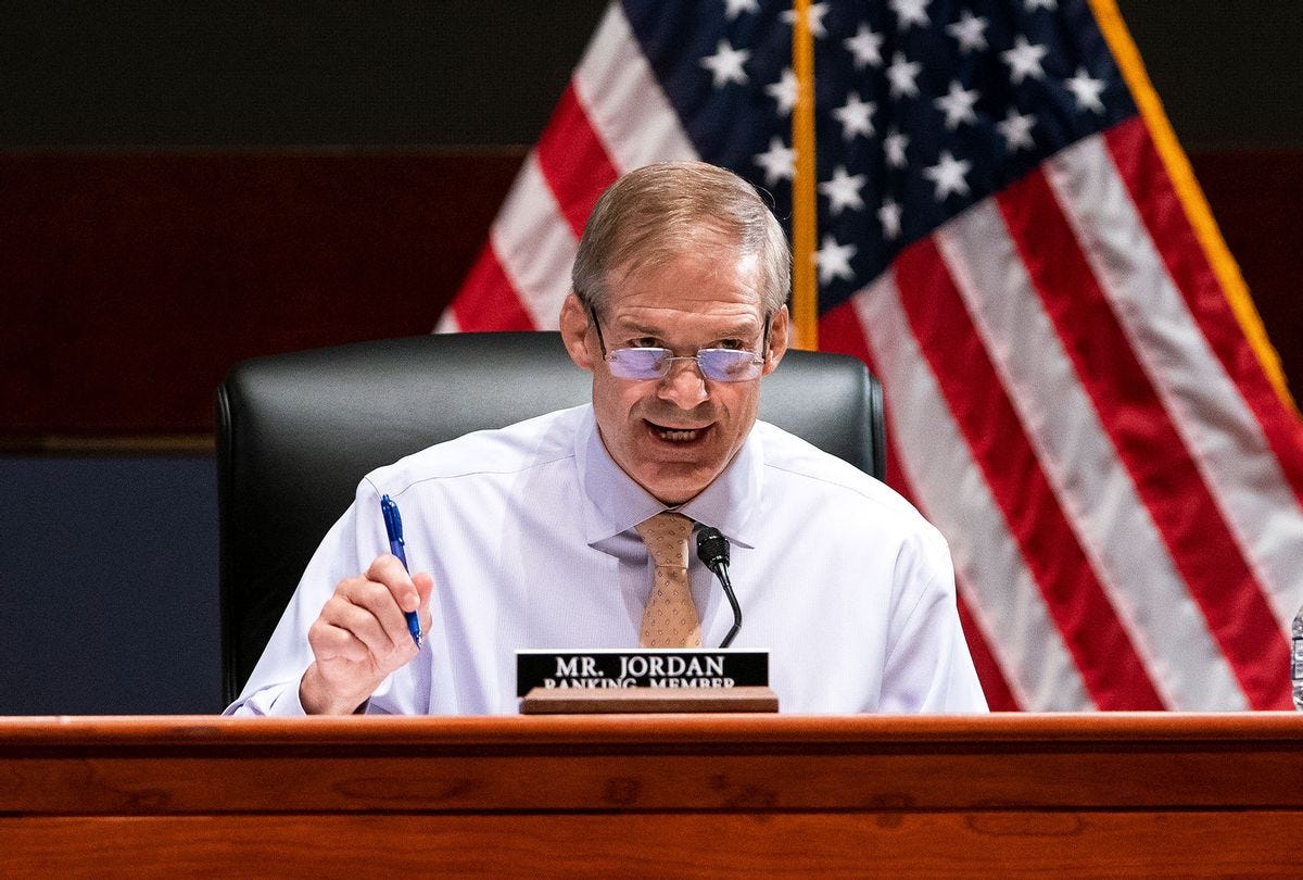 Kangaroo investigation": Dems push back as Jim Jordan, House GOP go after  Manhattan D.A. | Salon.com