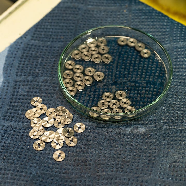 nomos glashutte manufacturing tour gears