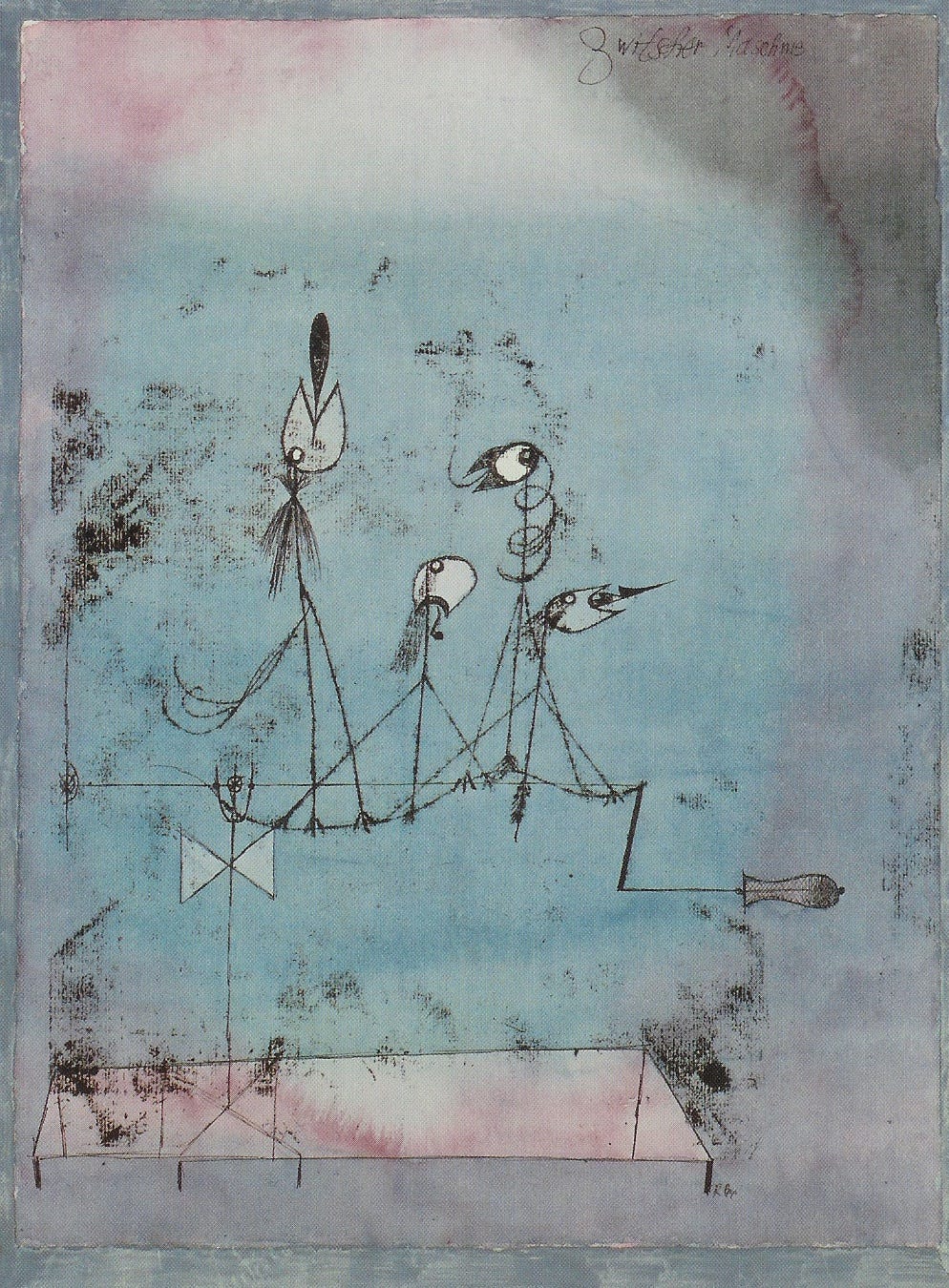 Paul Klee, Twittering Machine, 1922. Museum of Modern Art, New York. Paul Klee, Twittering Machine, 1922. Museum of Modern Art, New York.