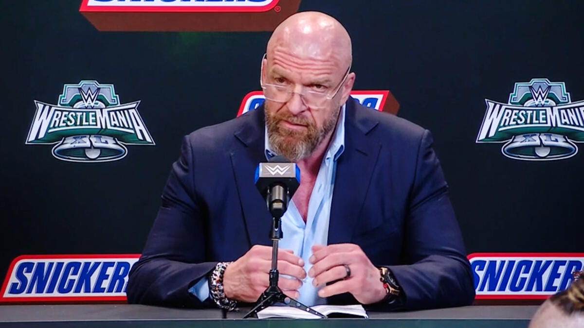 Triple H elaborates on The Rock's performance: WrestleMania XL Saturday Press  Conference | WWE