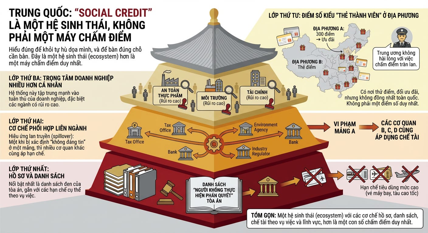 Social Credit của Trung quốc là một hệ sinh thái