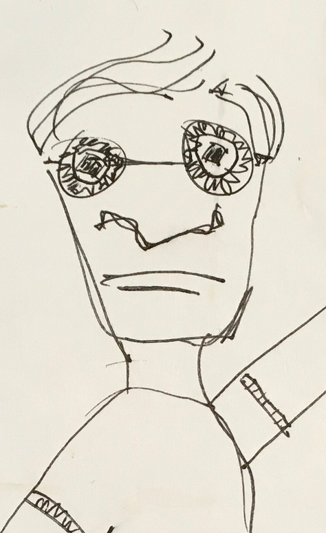 Nine drawings by Faux Jean.