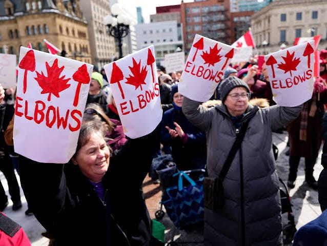 Why 'elbows up' is Canada's rallying cry in the trade war against Trump's tariffs - The Globe and Mail