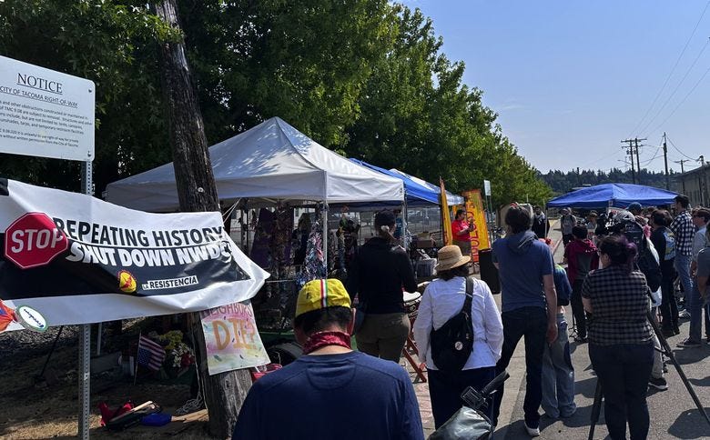 Troubled by new hunger strike, congresswomen inspect Tacoma ICE center | The Seattle Times Troubled by new hunger strike, congresswomen inspect Tacoma ICE center | The Seattle Times