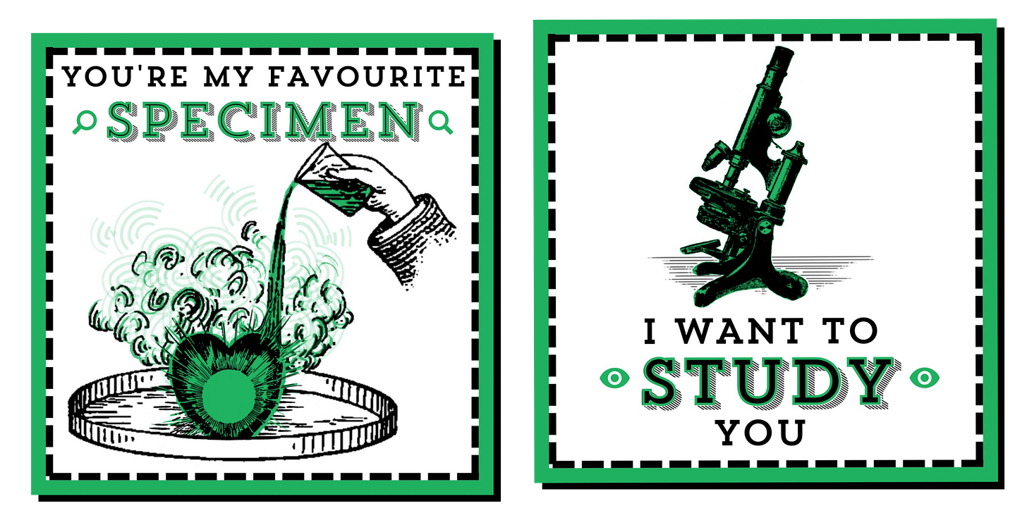 YOU'RE MY FAVOURITE SPECIMEN - I WANT TO STUDY YOU
