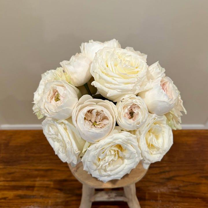 Pave Style Roses DIY: Pavé style rose arrangement - by Jasmine Neal