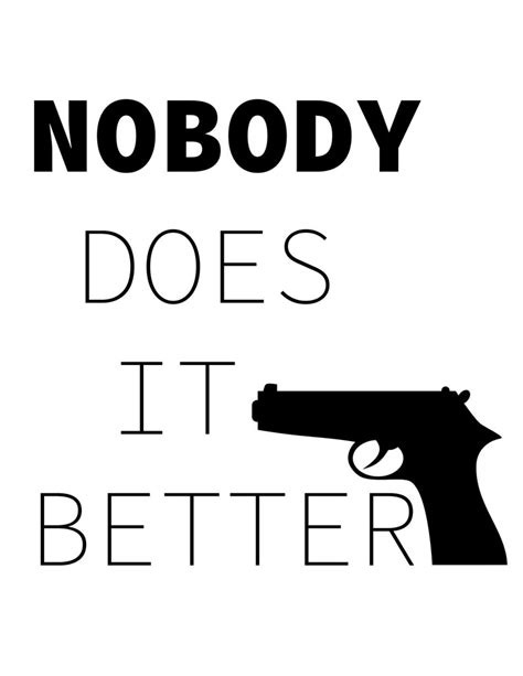 Nobody Does It Better James Bond Quote Digital Download - Etsy