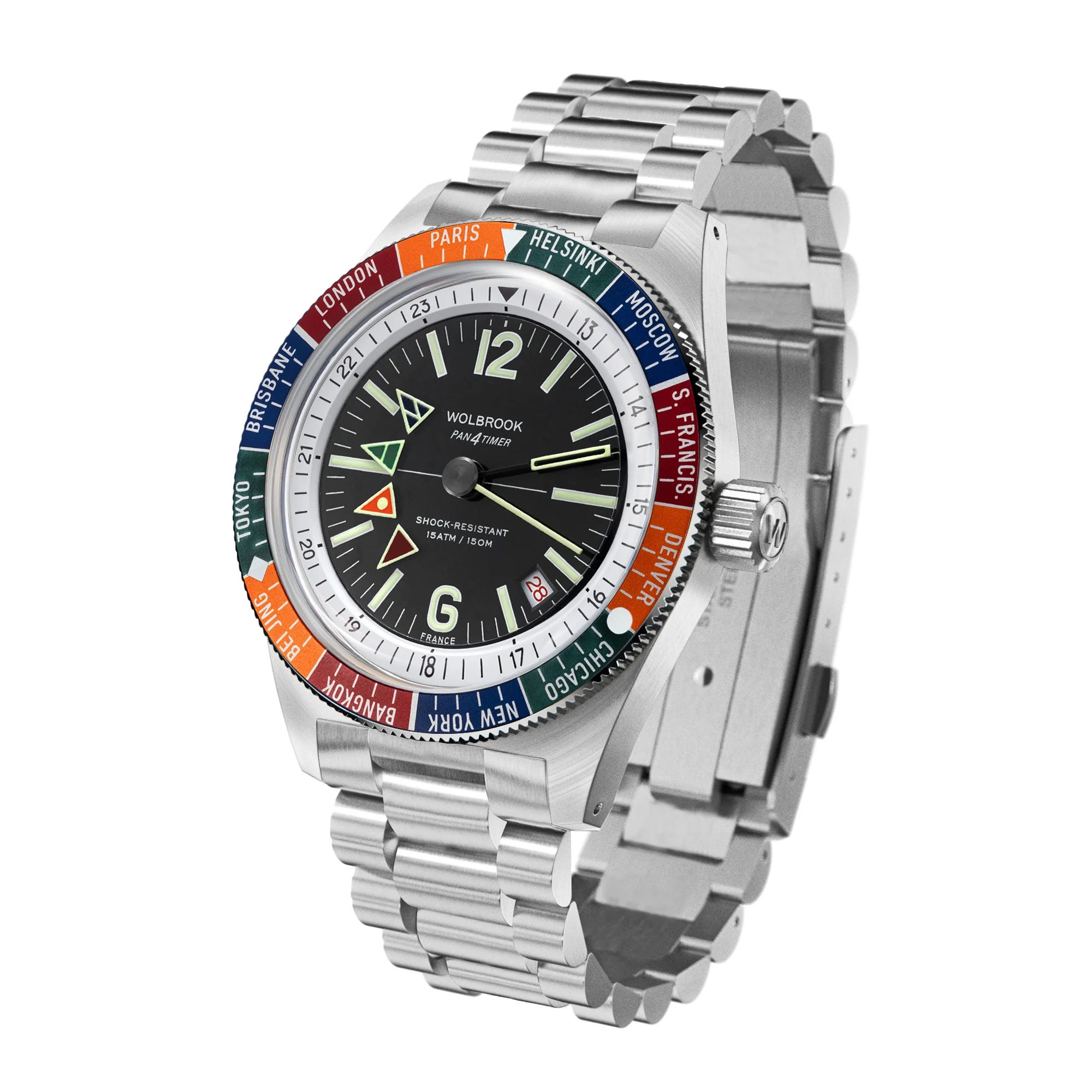 Wolbrook releases a four timezone watch for under $500