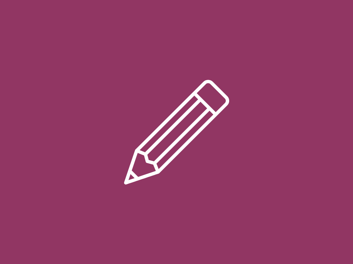 maroon background with white pencil in the middle maroon background with white pencil in the middle