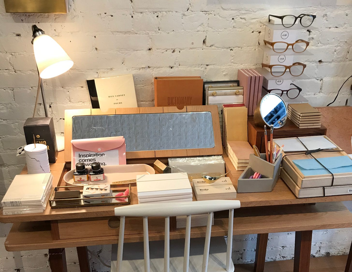 Inspired writing desk