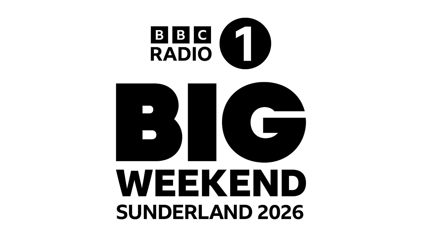 Radio 1's Big Weekend 2026 to take place in Sunderland Radio 1's Big Weekend 2026 to take place in Sunderland