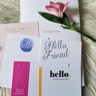 Basic Invite Custom Invitations | Review at Kristy's Cottage blog Basic Invite Custom Invitations | Review at Kristy's Cottage blog