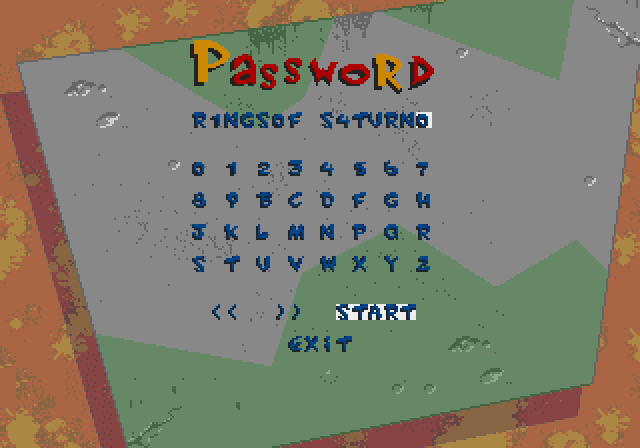 Getting a password at the end of a level