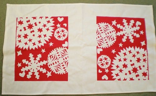 Christmas Tea Towel for Mum Christmas Tea Towel for Mum